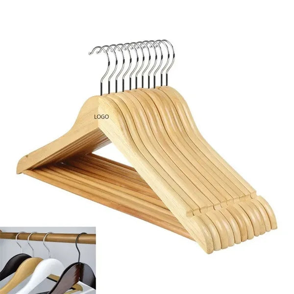 Natural Wood Clothes Hangers