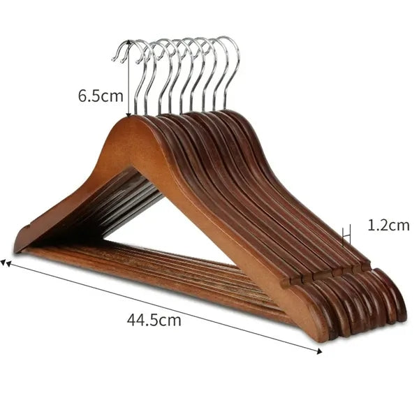 Natural Wood Clothes Hangers