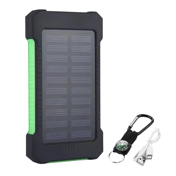 6000mAh Solar Power Bank With Integrated Compass
