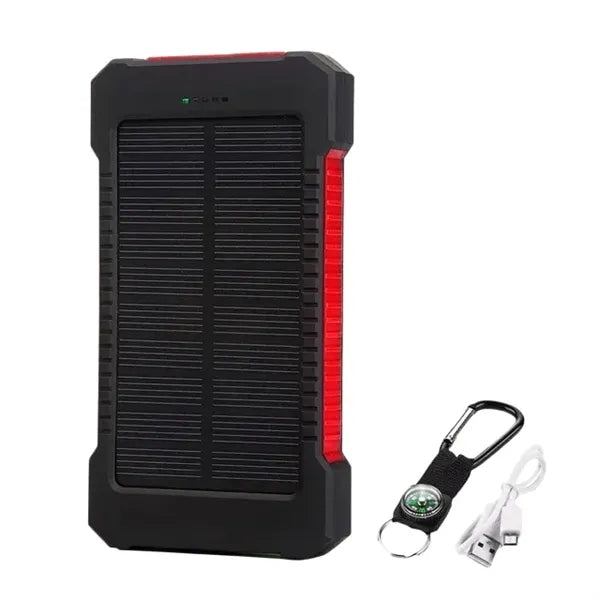 6000mAh Solar Power Bank With Integrated Compass