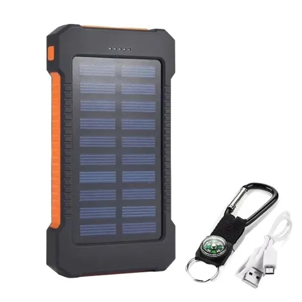 6000mAh Solar Power Bank With Integrated Compass