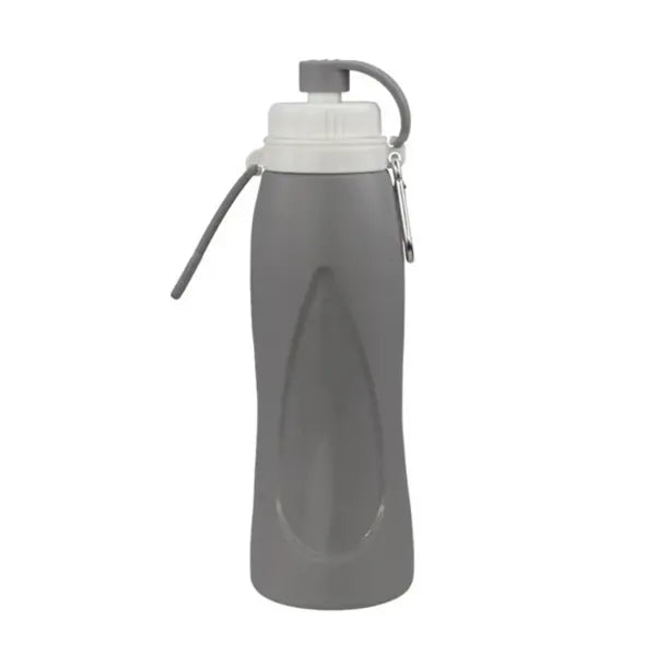 17oz Foldable Silicone Bottle w/ Carabiner