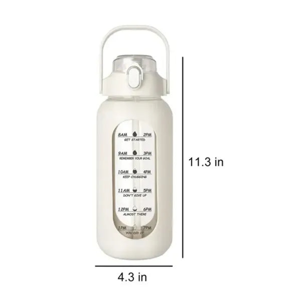 64oz Portable Glass Water Bottle