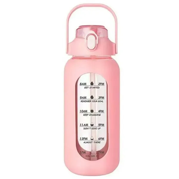 64oz Portable Glass Water Bottle