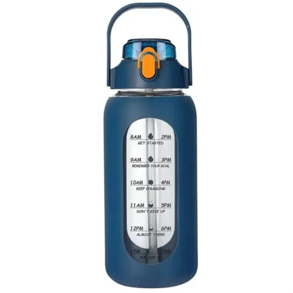 64oz Portable Glass Water Bottle