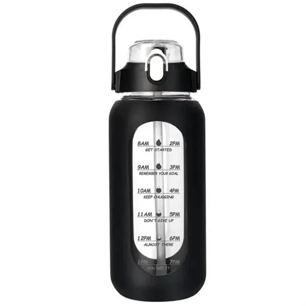 64oz Portable Glass Water Bottle