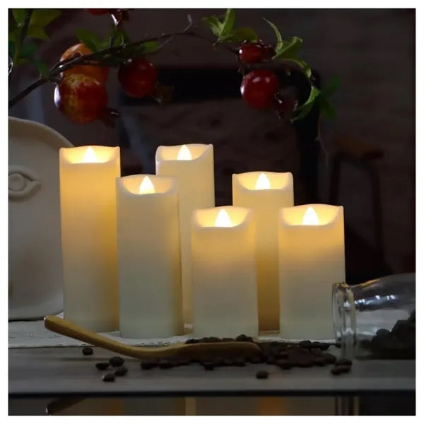 Battery Operated Flameless Candles with Timer