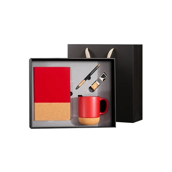 Executive Gift Set with Notebook, Keychain, Pen & Mug i