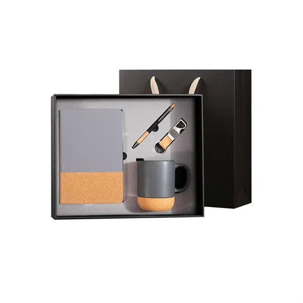 Executive Gift Set with Notebook, Keychain, Pen & Mug i