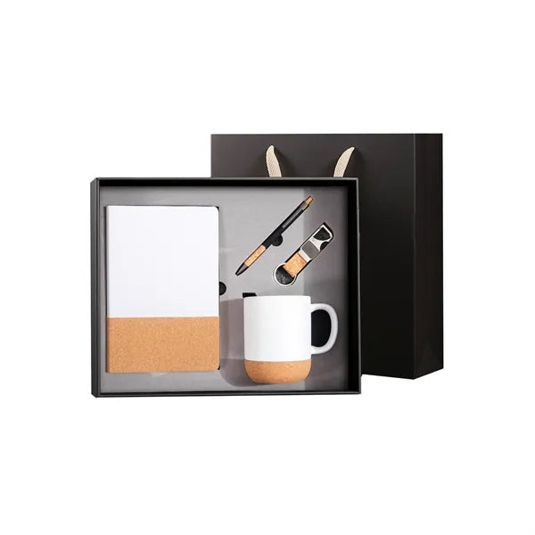 Executive Gift Set with Notebook, Keychain, Pen & Mug i
