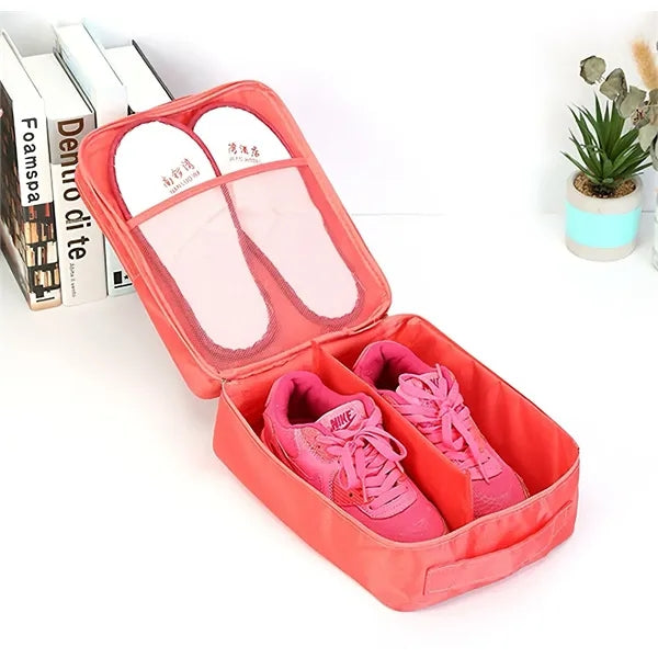 Portable Travel Shoe Bag Waterproof Storage Pouch 3 pair