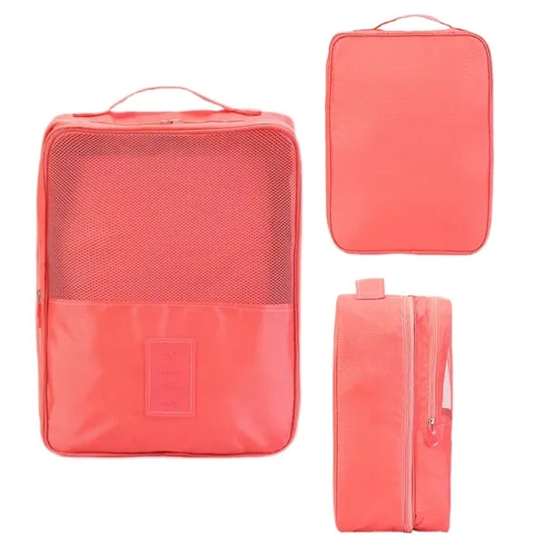 Portable Travel Shoe Bag Waterproof Storage Pouch 3 pair