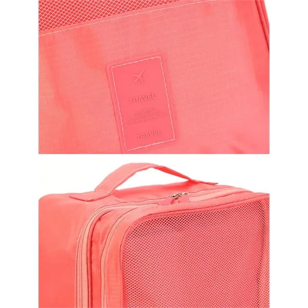 Portable Travel Shoe Bag Waterproof Storage Pouch 3 pair