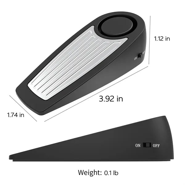 Portable 130dB Door Stopper Alarm for Travel Home Hotel