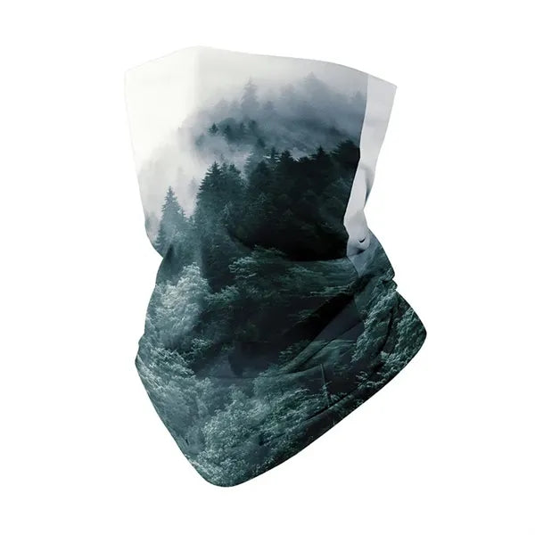 Breathable UV Protection Ice Silk Cycling Head Scarf