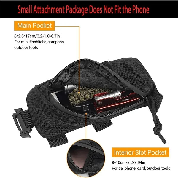 EDC Utility Pouch Small Tactical Shoulder Carry