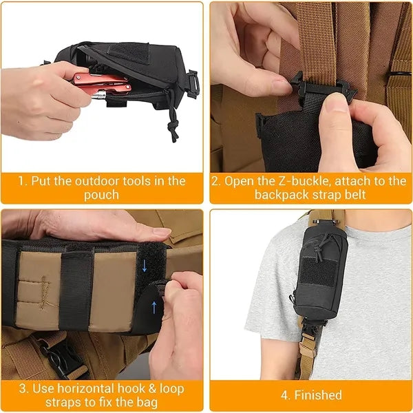 EDC Utility Pouch Small Tactical Shoulder Carry