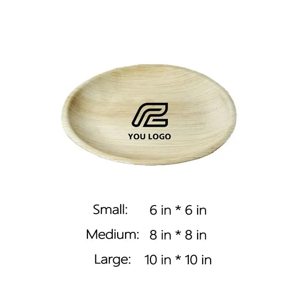 Eco Biodegradable Areca Leaf Plates Green Dinnerware
