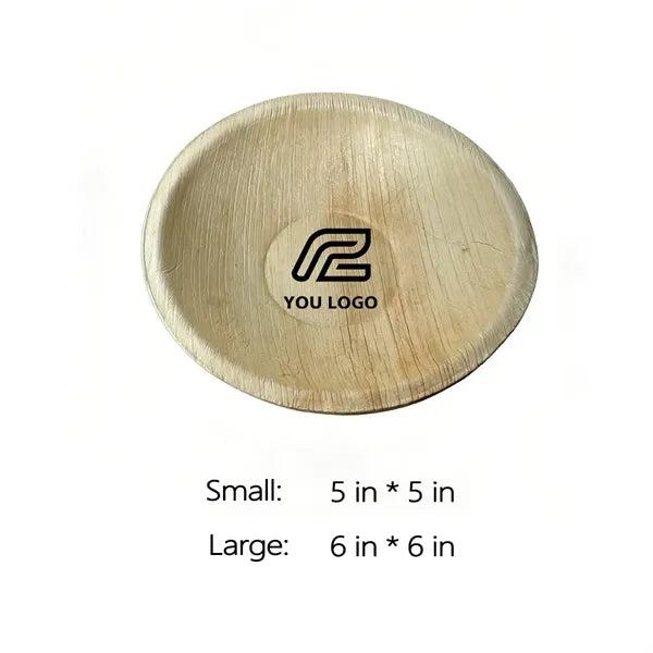 Eco Biodegradable Areca Leaf Plates Green Dinnerware