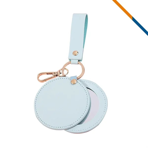 Rava PU Leather Keychain Mirror