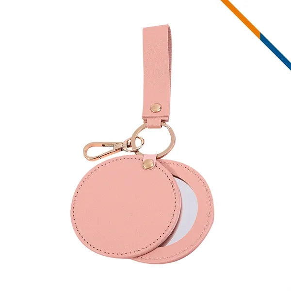 Rava PU Leather Keychain Mirror