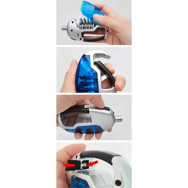 8-in-1 Mini Flashlight Screwdriver Multi-tool