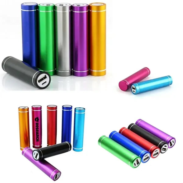 Cylindrical Portable Power Bank