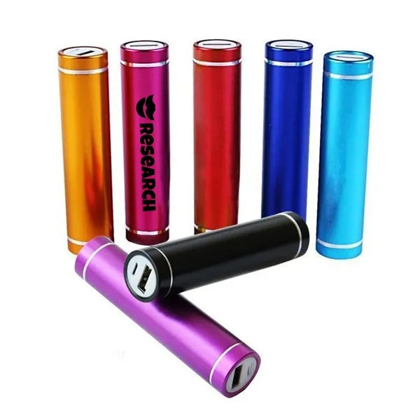 Cylindrical Portable Power Bank