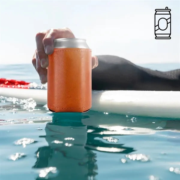 Leather Can Cooler Sleeve for Drinks