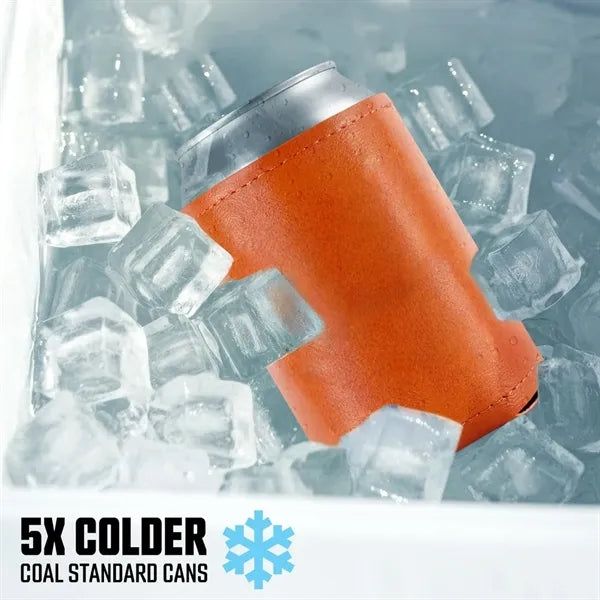 Leather Can Cooler Sleeve for Drinks