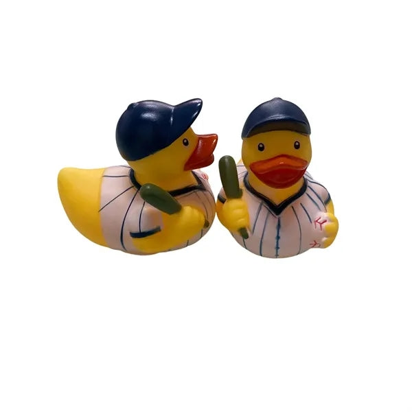 Mini Rubber Baseball Duck