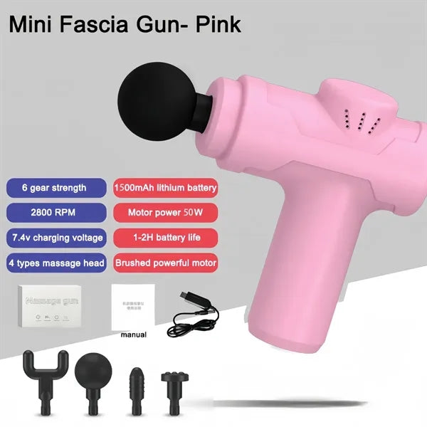 Deep Tissue Massage Gun Cordless Ultra Quiet Rechargeable