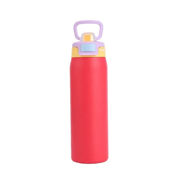 22 Oz Stainless Steel Insulated Water Bottle Leakproof Kids