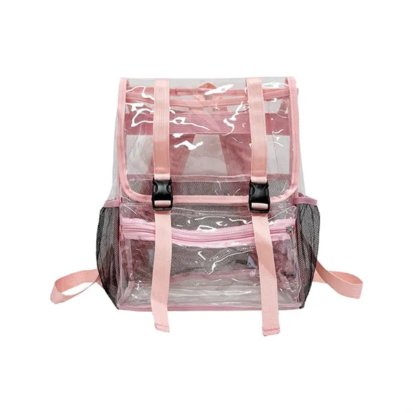 Transparent PVC Double Shoulder Bag