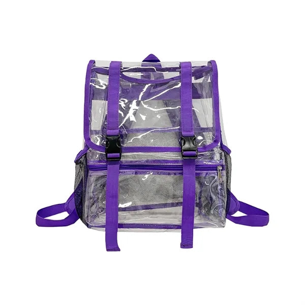 Transparent PVC Double Shoulder Bag