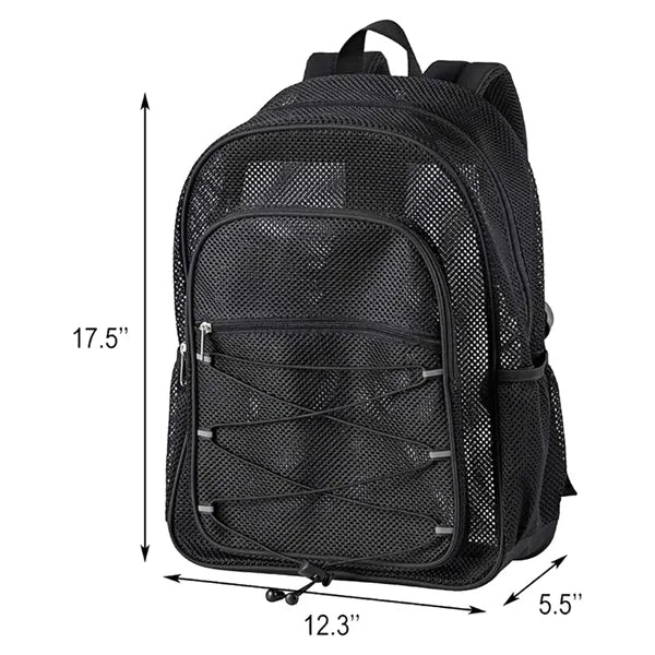 Mesh Backpack School Bag