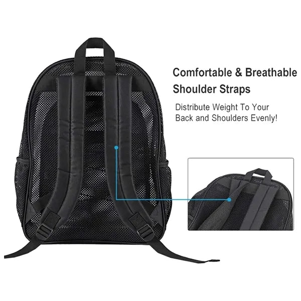 Mesh Backpack School Bag