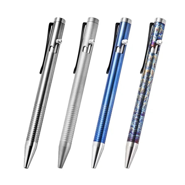 All Metal Tactical Pen EDC Pocket Clip Ballpoint