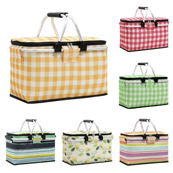 Collapsible Insulated Picnic Basket