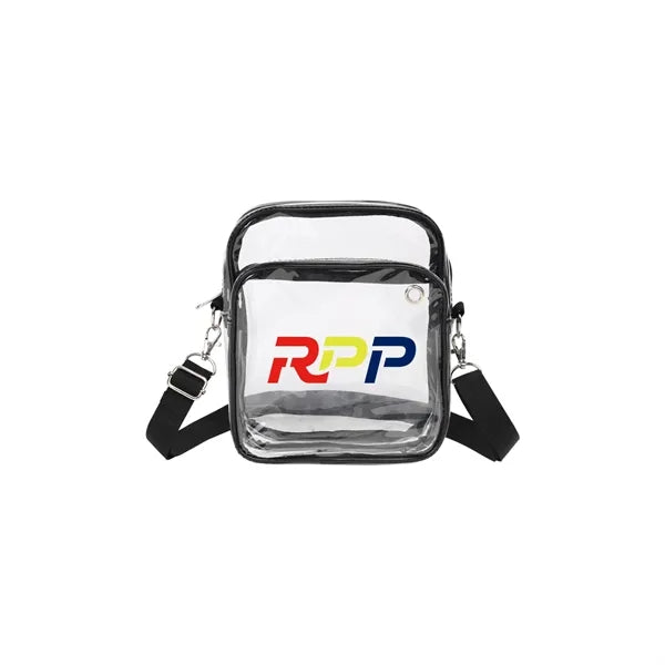 Clear PVC Crossbody Shoulder Bag