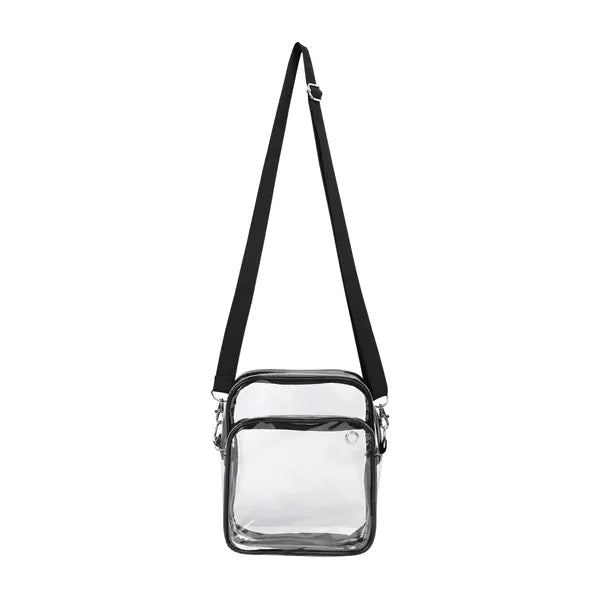 Clear PVC Crossbody Shoulder Bag
