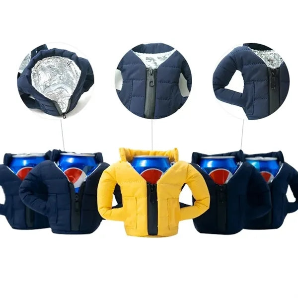 Down Jacket-Style Mug Sleeve