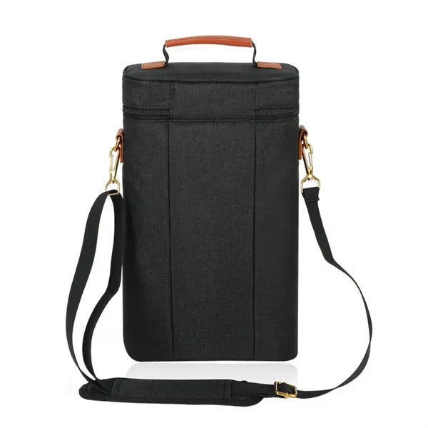 Insulated Wine Tote Bag - 2-Bottle