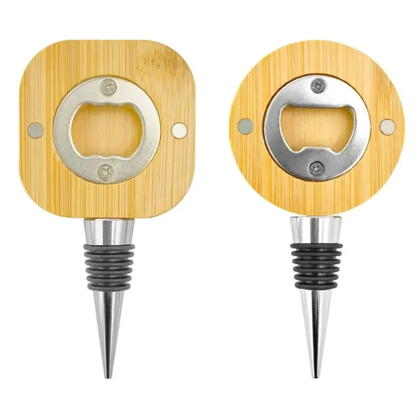 Bamboo Magnetic Bottle Opener Fridge Magnet