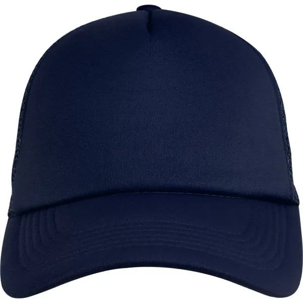 5 Panel Unstructured Mesh Back Trucker Cap
