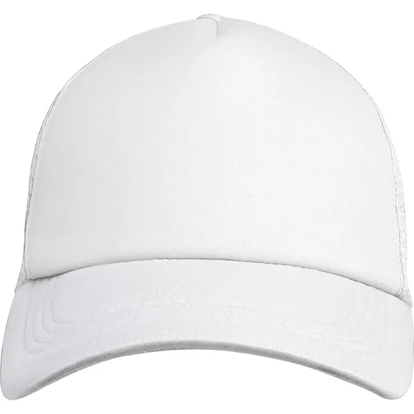 5 Panel Unstructured Mesh Back Trucker Cap