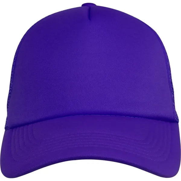5 Panel Unstructured Mesh Back Trucker Cap