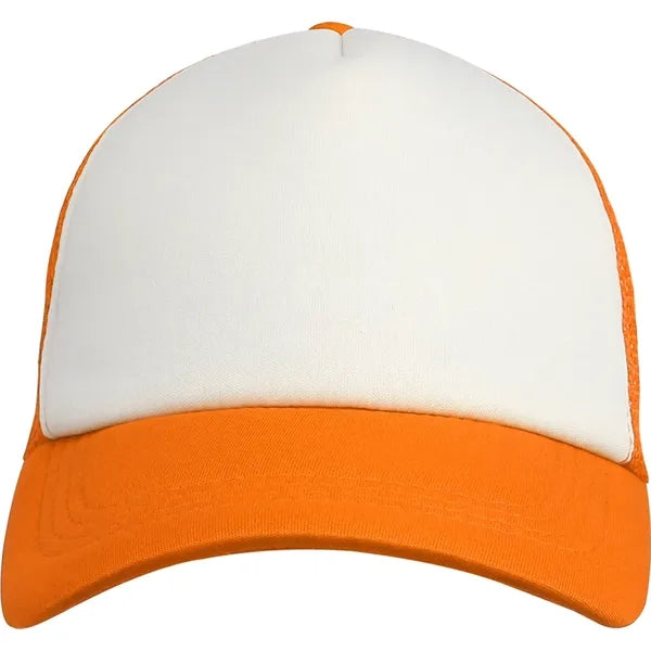5 Panel Unstructured Mesh Back Trucker Cap
