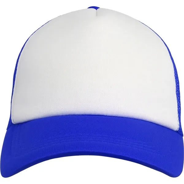 5 Panel Unstructured Mesh Back Trucker Cap