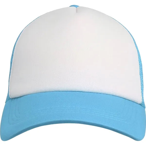 5 Panel Unstructured Mesh Back Trucker Cap
